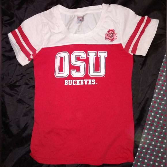Women's Ohio State Scarlet And Gray Authentic Apparel PJs Top(M) & Pants(S) - Picture 2 of 5